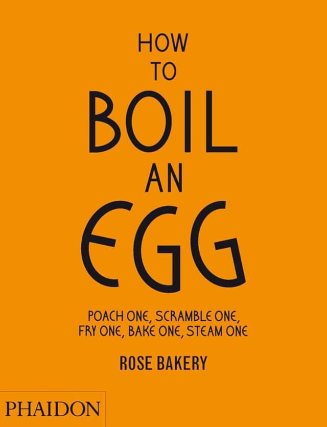 How to boil an egg